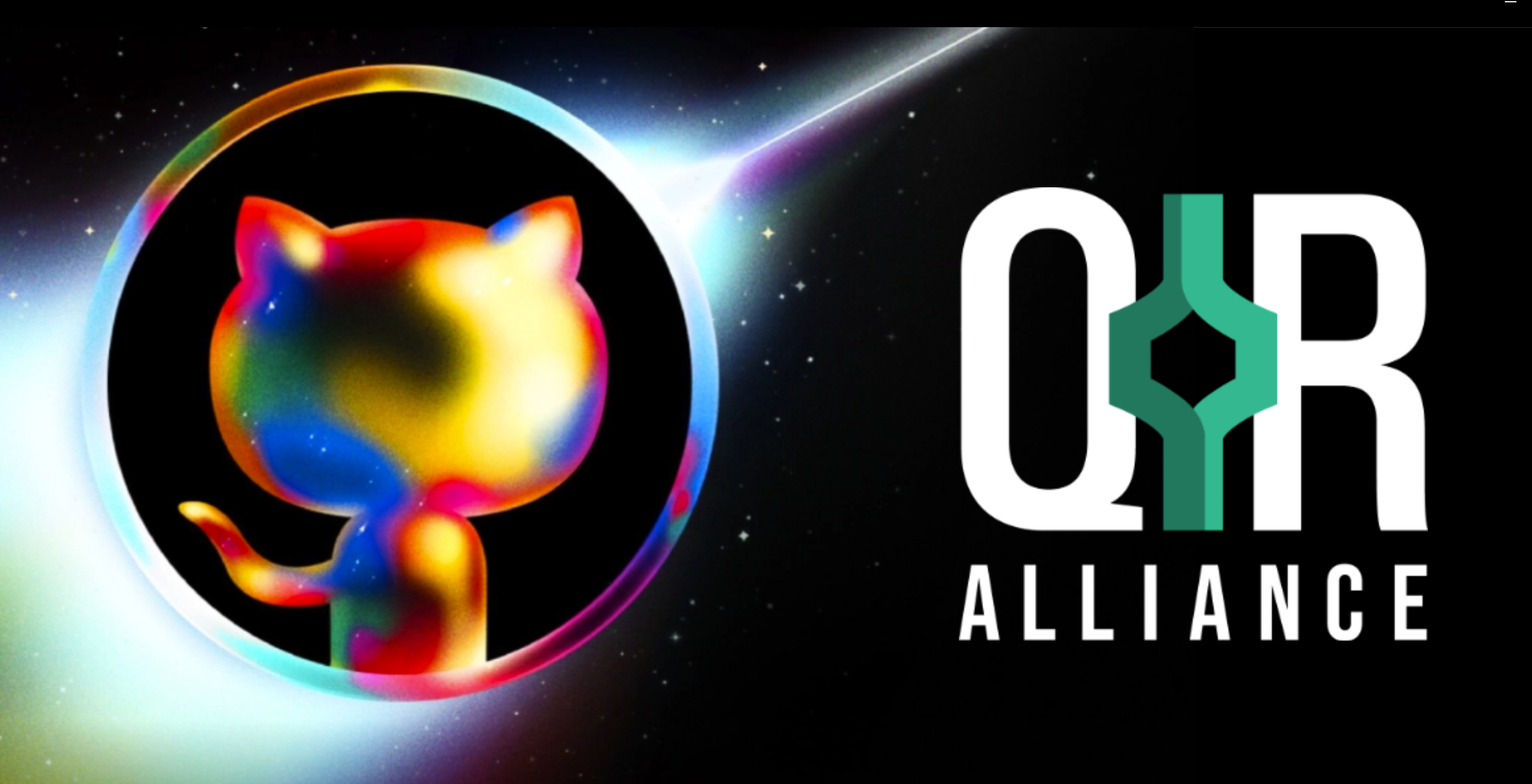 GitHub Universe and QIR alliance logo